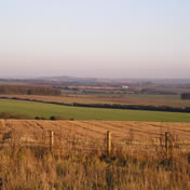 Views across Hampshire from the cottage